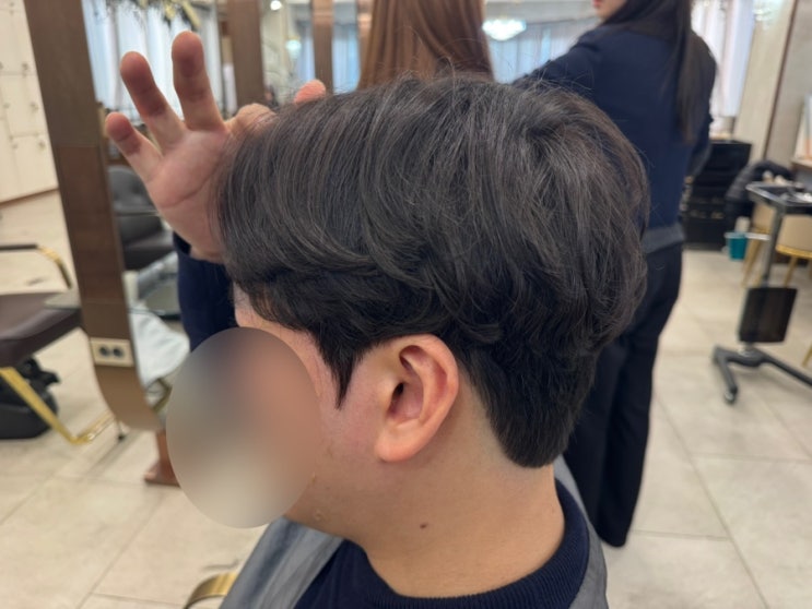  잠실새내 미용실 chop헤어 서우 실장님 남자펌 후기 (주차정보)