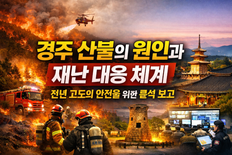  경주 산불의 원인과 재난 대응 체계 주의사항