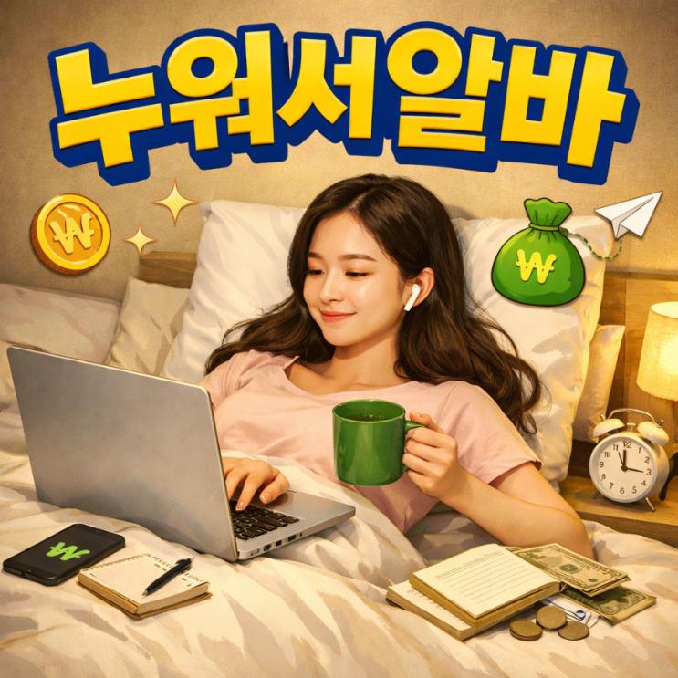  출근 없는 알바, 누워서 설문조사로 수익 만드는 법