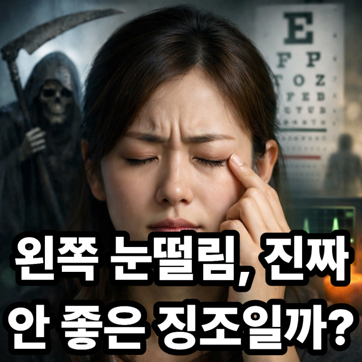  눈떨림이 왼쪽이면 안 좋다는 말의 진실｜미신 vs 의학적 사실