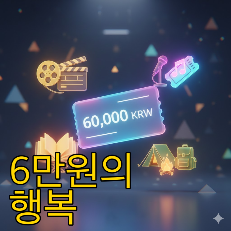  2026 경기컬처패스 6만원, 신청 안 하면 100% 손해입니다