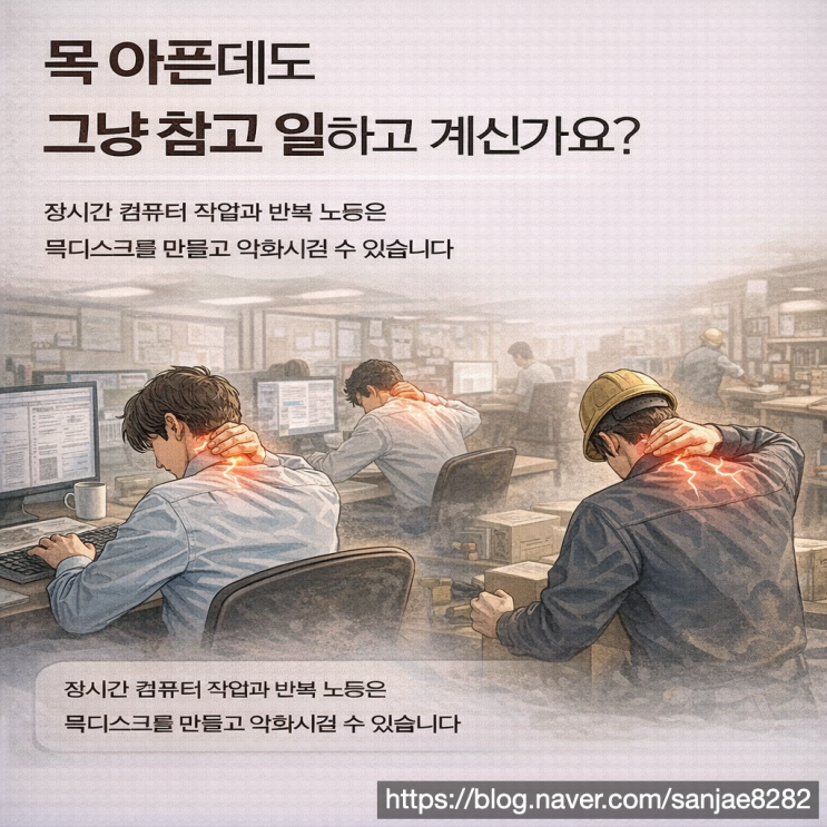  목 디스크 산재 가능할까 업무로 악화됐다면 신청 방법부터 확인하세요