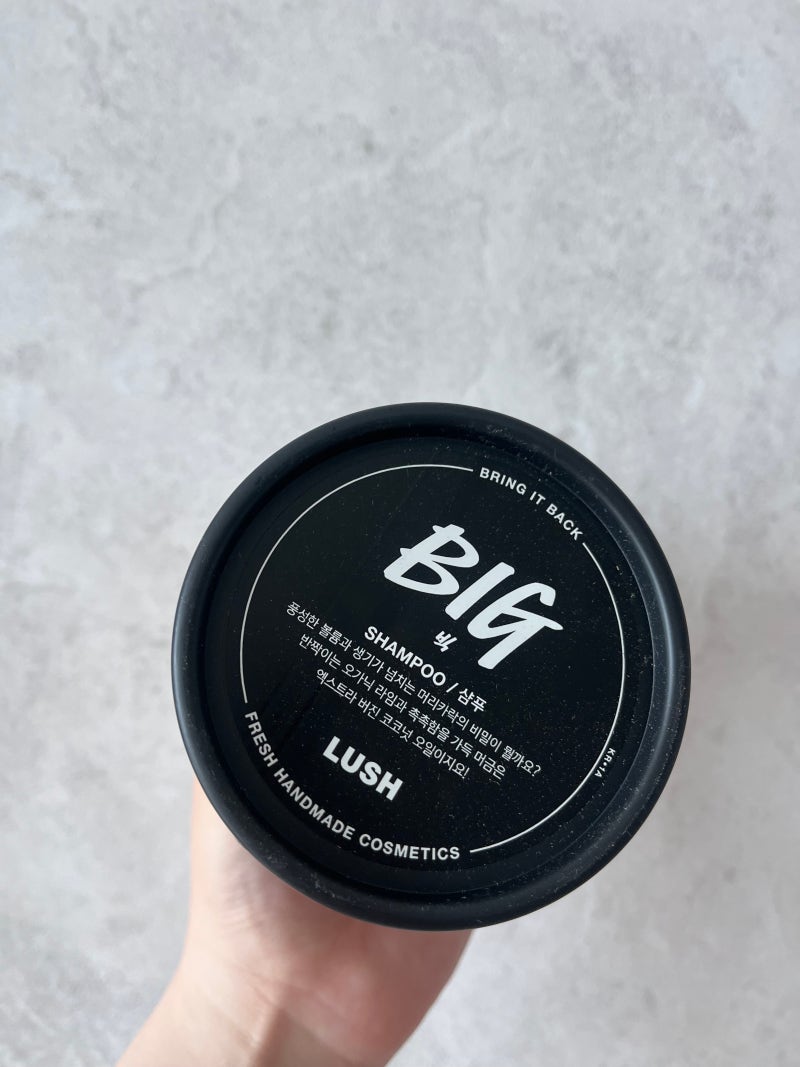 내돈내산 지성두피 - 러쉬 샴푸 후기 (대디오,와사비,진저,빅)