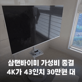  삼탠바이미 종결자 최저가 4K UHD TV 비교표 내돈내산
