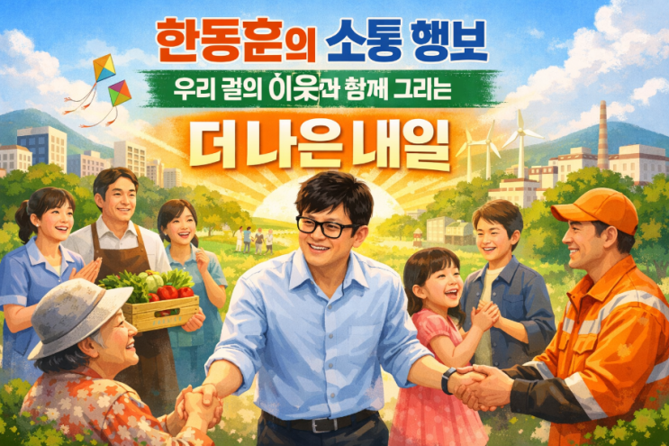  한동훈의 소통 행보: 우리 곁의 이웃과 함께 그리는 더 나은 내일