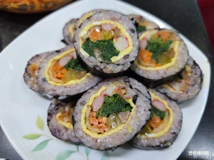  주말일상 김밥만들기 집김밥 김밥싸기 꿀팁