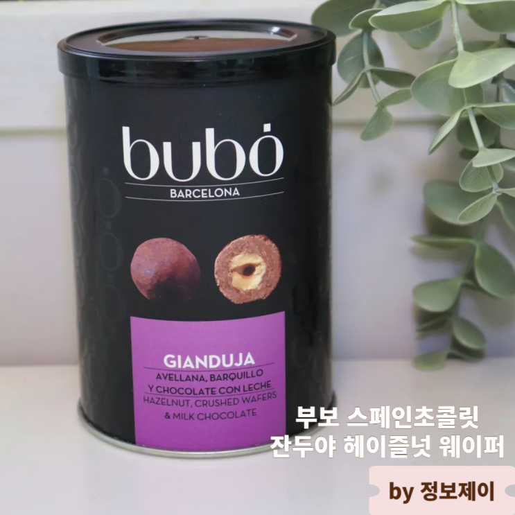  발렌타인데이초콜릿 추천 부보 스페인초콜릿 잔두야 웨이퍼 리뷰