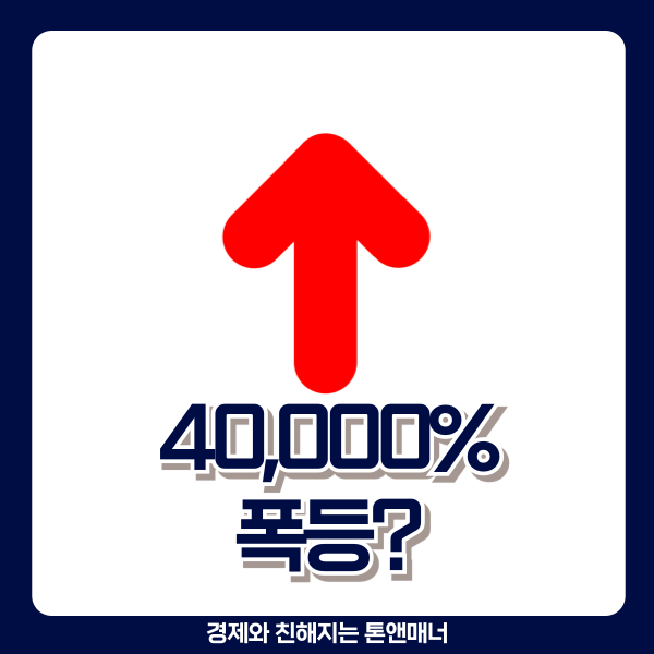  하루 만에 4만% 폭등한 '이 주식'... 착시효과의 정체
