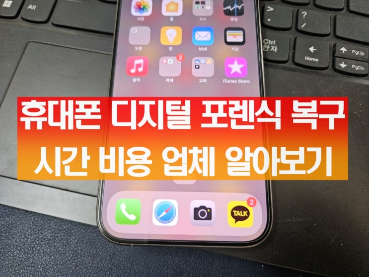  휴대폰 디지털 포렌식 복구 가능 기간 소요 시간 비용 업체 알아보기