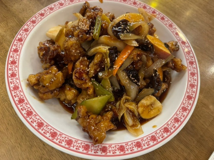  양지ic 근처 지산cc 맛집 추천 중국집 원영루 과일탕수육