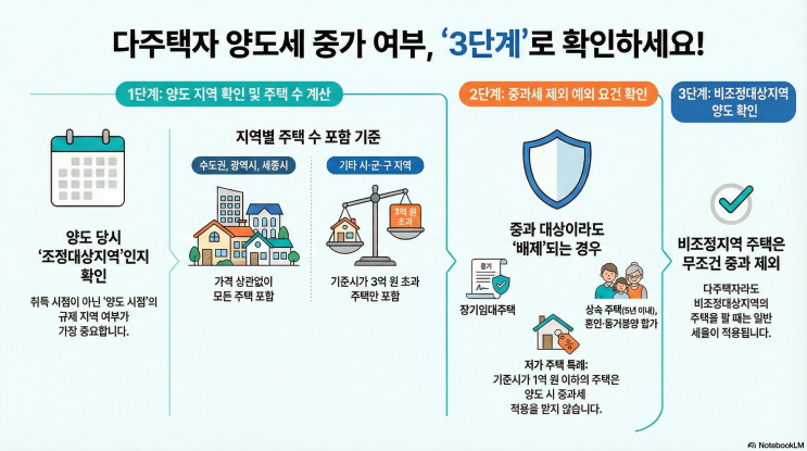  다주택 양도세 중과 대상 주택 수 계산법! (다주택자 필독)