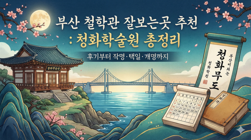 부산 철학관 잘보는곳 추천 : 청화학술원 후기부터 작명·택일·개명 총정리