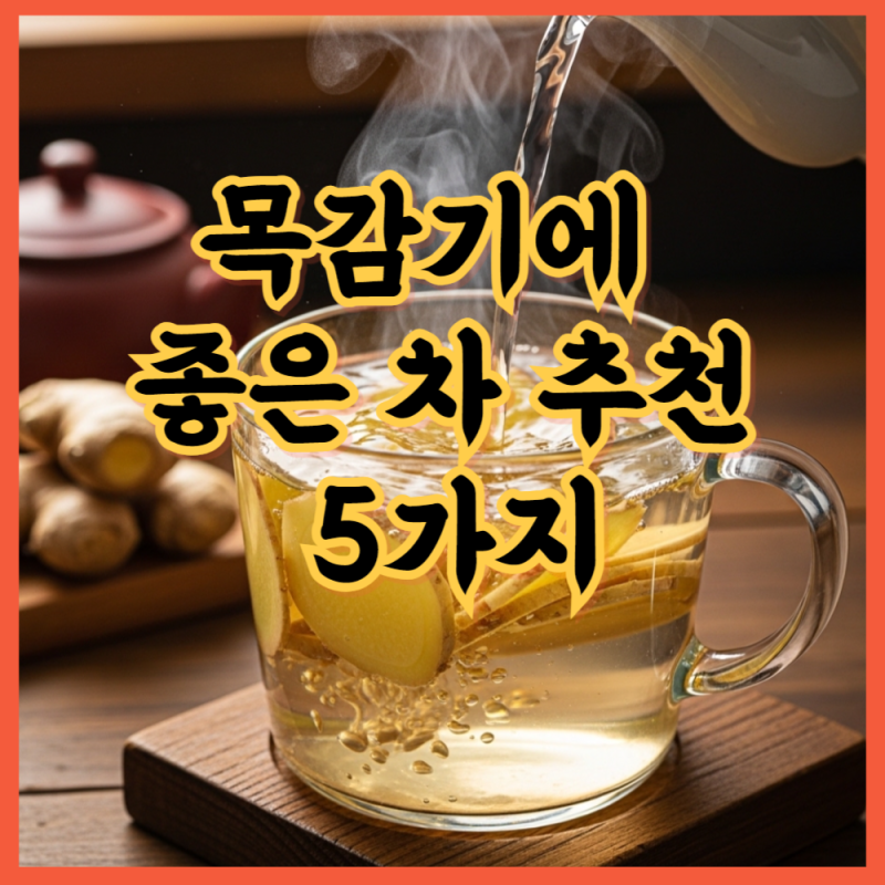 목감기에 좋은 차 추천 5가지; 목 통증과 기침 완화를 위한 가이드