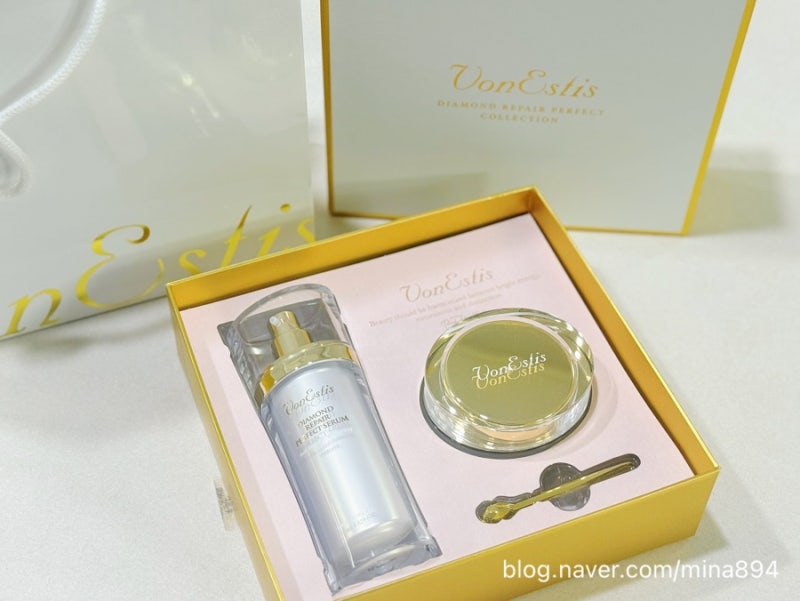 Recommended PX Cosmetics: Song Yoon-ah Cream - Bonestees Diamond Repair Perfect Set (Serum + Cream)