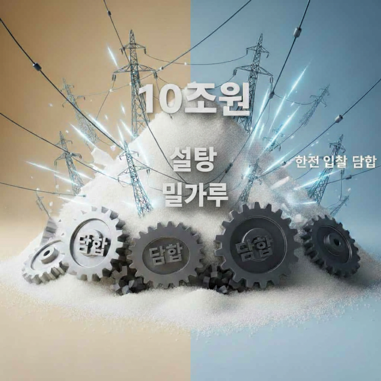 검찰 설탕 밀가루 생필품 <b>한전 입찰</b> 10조원 <b>담합</b> 적발
