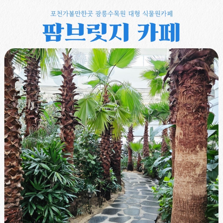  포천가볼만한곳 팜브릿지 feat 광릉수목원 근처 대형 식물원 카페