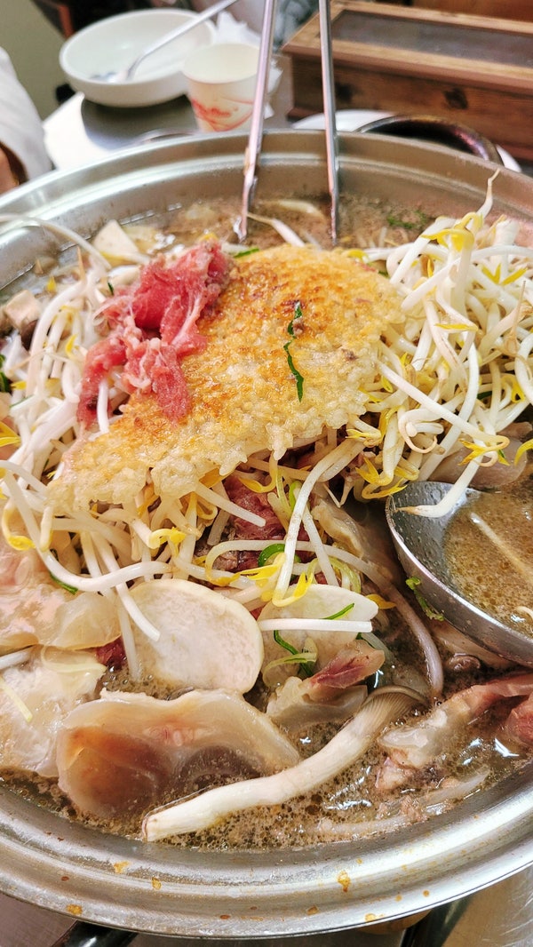  [영종도] 선인불고기 - 도가니가 들어간 누룽지 불고기
