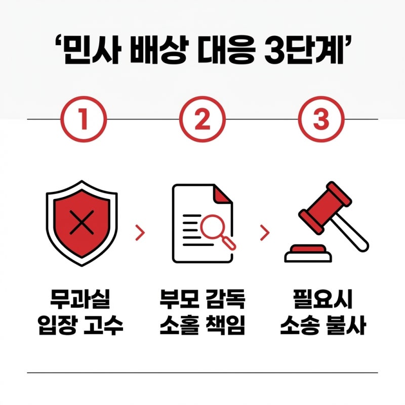 [비접촉 사고] 아이는 안 다쳤는데 제 오토바이만 완파, 무혐의 후 민사 배상 전략 관련 이미지 7