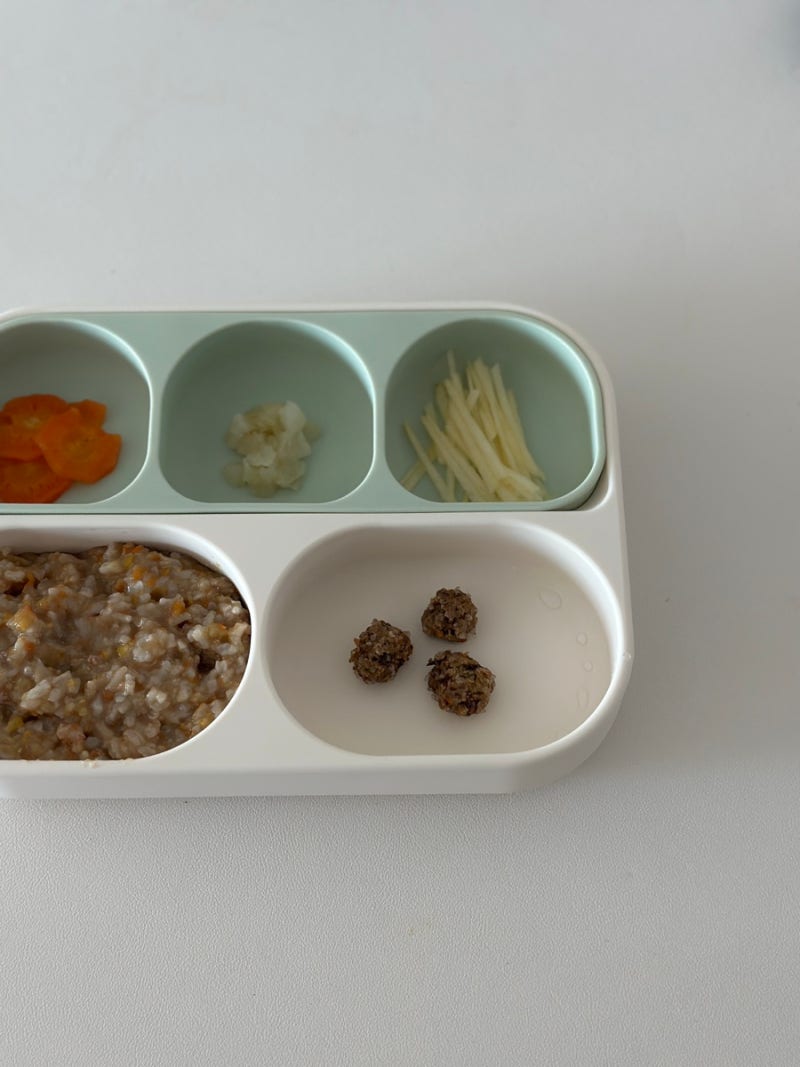 무염 유아식 레시피 • 아기 무염 소고기 완자 만들기 • 무염 소고기 완자 만들기 • 무염 ....