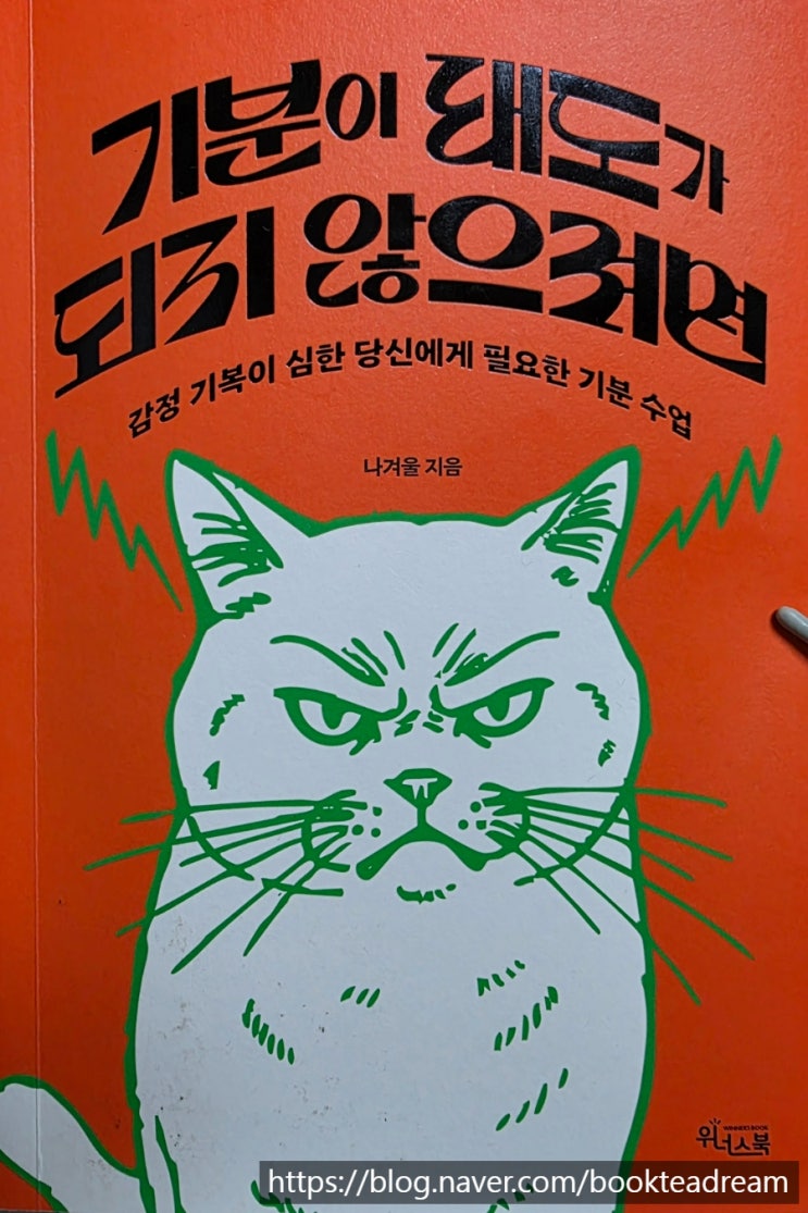 [서평] 기분이 태도가 되지 않으려면 - 부정적인 감정이 순간으로 그칠 수 있도록