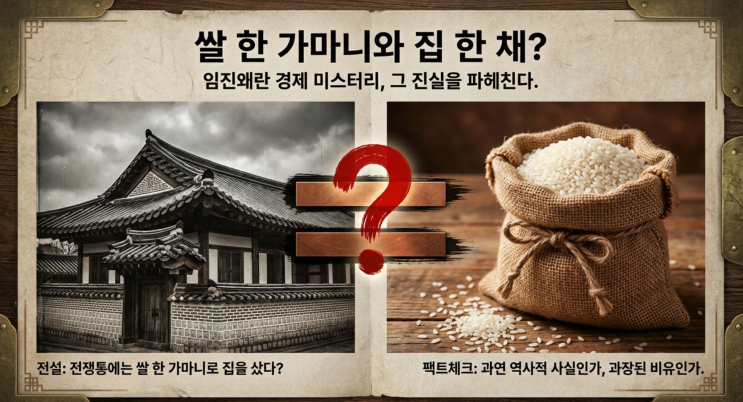  24. 쌀 한 가마니와 집 한 채? 임진왜란 생존 전략, 어디까지 사실일까