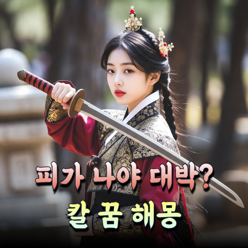 피가 나야 대박? 칼 꿈해몽 총정리: 칼에 찔리는 꿈, 칼싸움하는 꿈 상황별 풀이