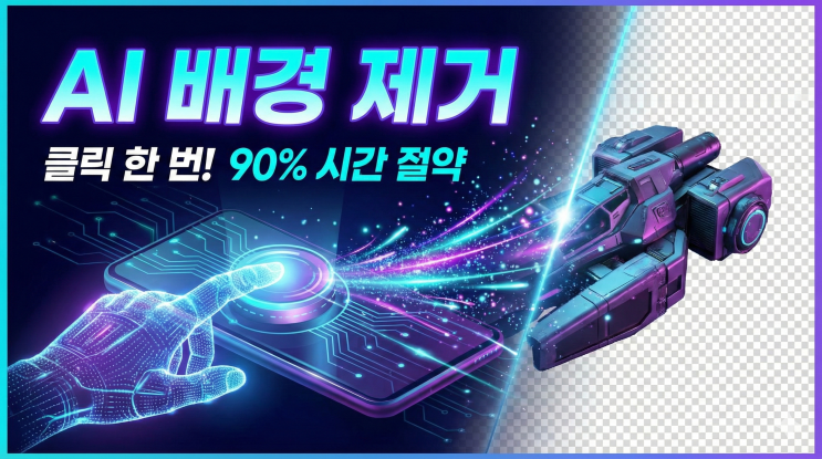  AI 배경 제거 기능 실무 완전 정복 – 클릭 한 번으로 이미지 편집 시간 90% 줄이기