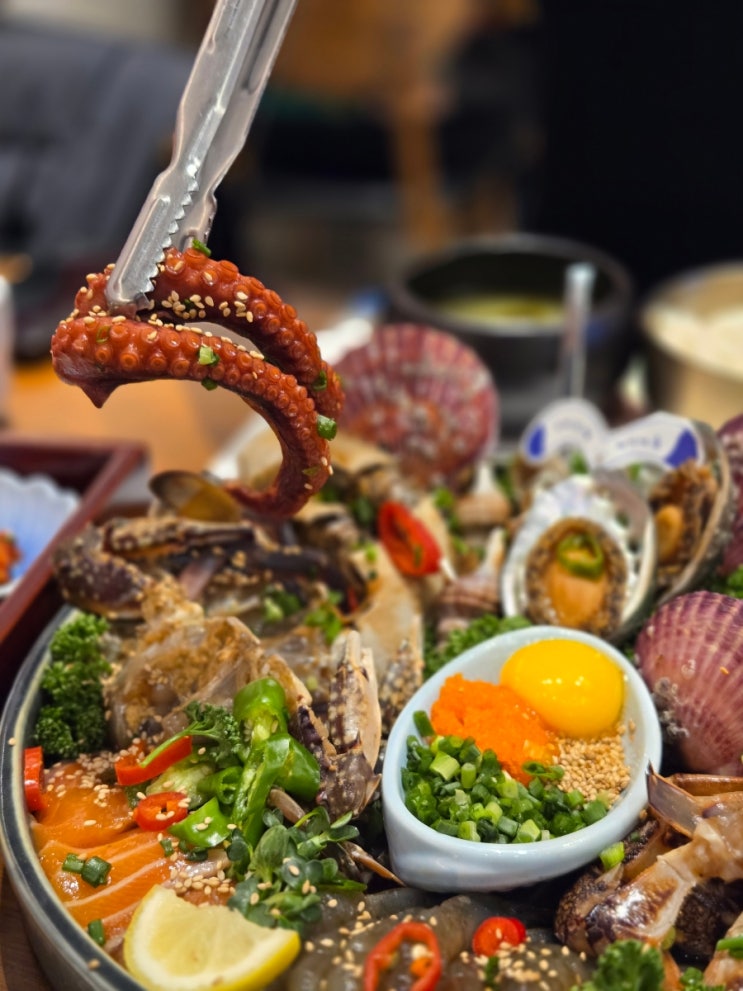  [미포집 롯데월드몰점] 좋은 식재료로 만든 미녀 해물장 잠실 맛집 웨이팅