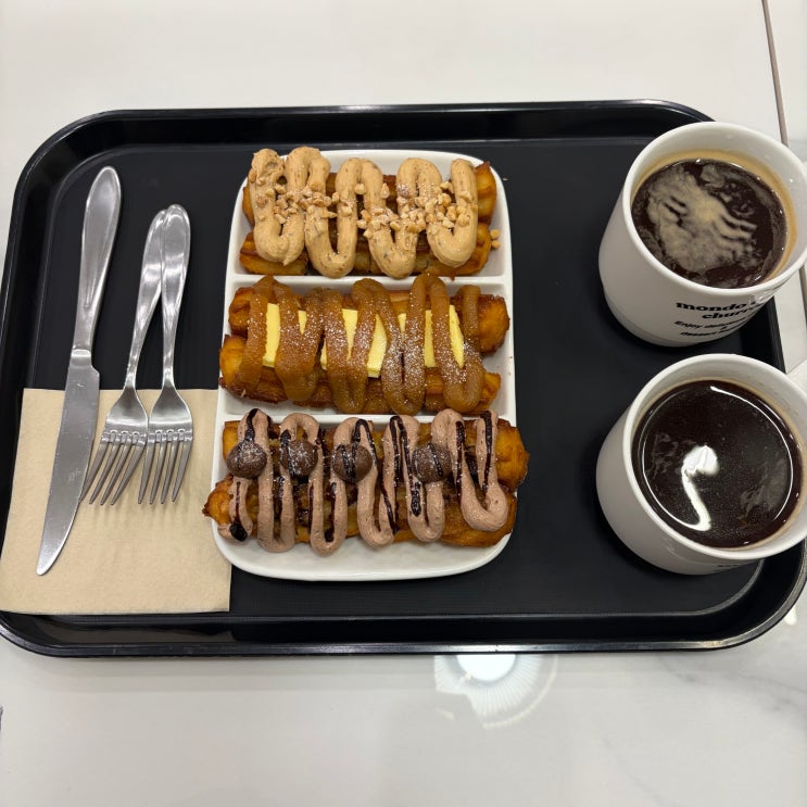  미사역카페 / 토핑 츄러스 가 맛있는 디저트카페 [ 몬도커피츄러스 하남미사역점 ]