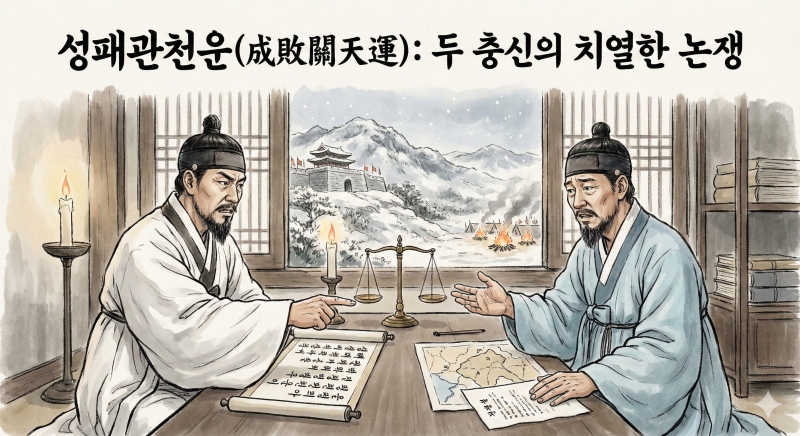 김상헌의 한시 성패관천운 해석과 해설 및 분석/감상(2027수능특강문학편)