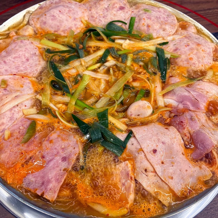  송도 스마트스퀘어 맛집 애햄부대찌개 수제 햄 소시지