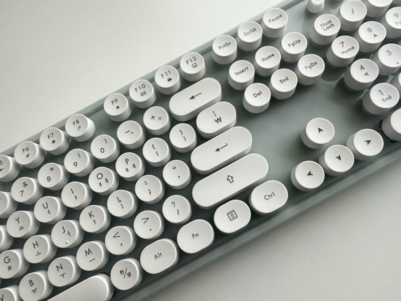 엑토 actto KBD-48 키보드 귀여운 레트로 타자기 스타일