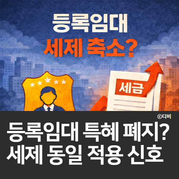  등록임대 세제 축소? 다주택 특혜 손보나