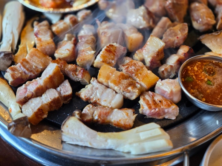  검단신도시 맛집 '곳간336' 내돈내산 방문후기, 삼겹살과 항정살