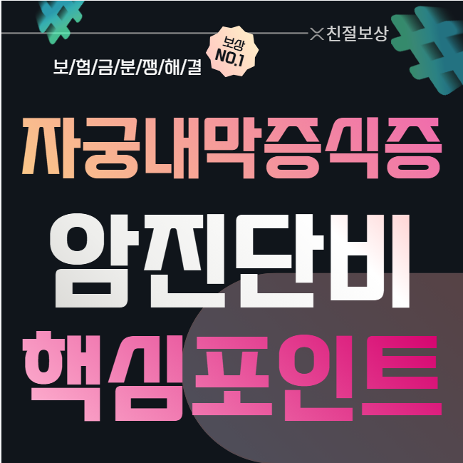 자궁내막증식증 N850 N851, 보험사가 제자리암 진단비를 거절하는 이유
