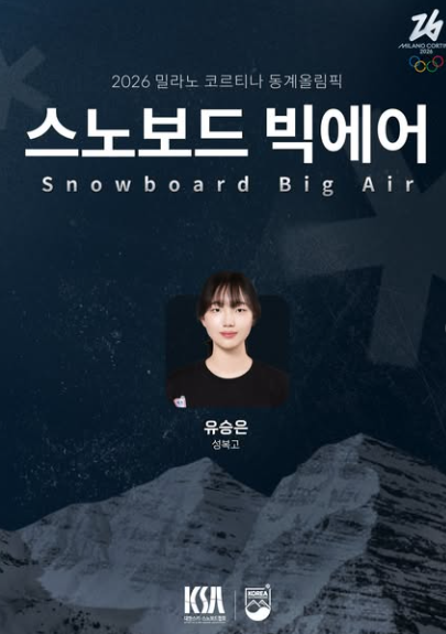 스노보드 김상겸의 깜짝 은메달에 이어 18세 보드소녀 유승은이 빅에어 결승전에 나섭니다!! 예선 4위 그리고 3차 시기 전체 1위의 기운을 결승전에서 전부 보여주세요!!