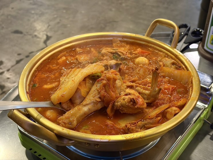  평택 팽성맛집 진주봉간봉식당 달달한 묵은지 닭볶음탕