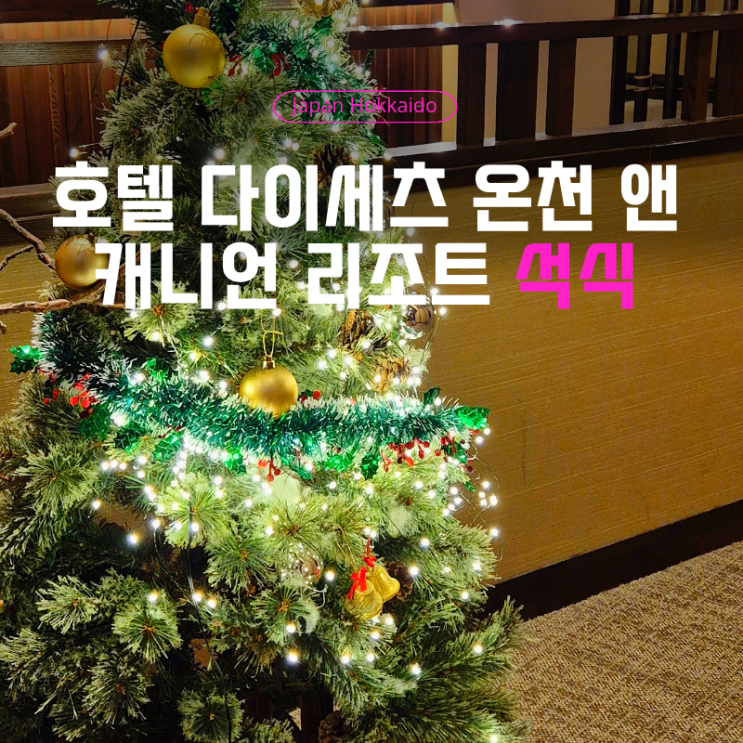  삿포로인근 아사히카 소운쿄 호텔 타이세츠 온센 & 캐니언 리조트 석식뷔페 솔직 후 및 온천호텔 예약팁!