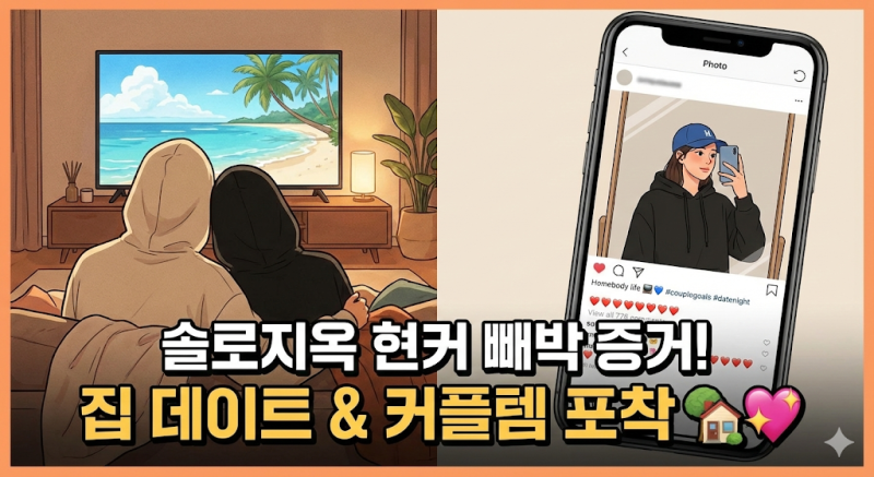 [솔로지옥5] 수빈 희선 현커 확률 98%, 집 데이트와 후드집업이 증명했다