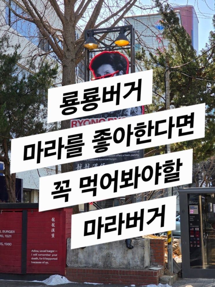  성수동 룡룡버거 (잠시 홍콩온 기분을 느껴본다)