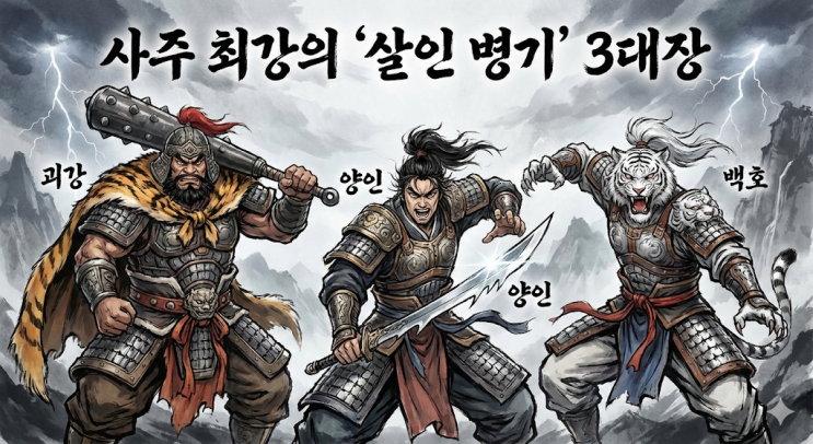  괴강 vs 양인 vs 백호: 사주 최강의 '살인 병기' 3대장 분석