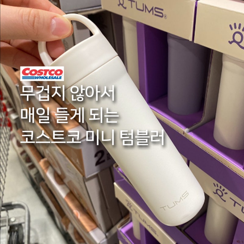 코스트코 텀스 미니 텀블러, 큰 건 부담스럽고 종이컵은 찝찝할 때