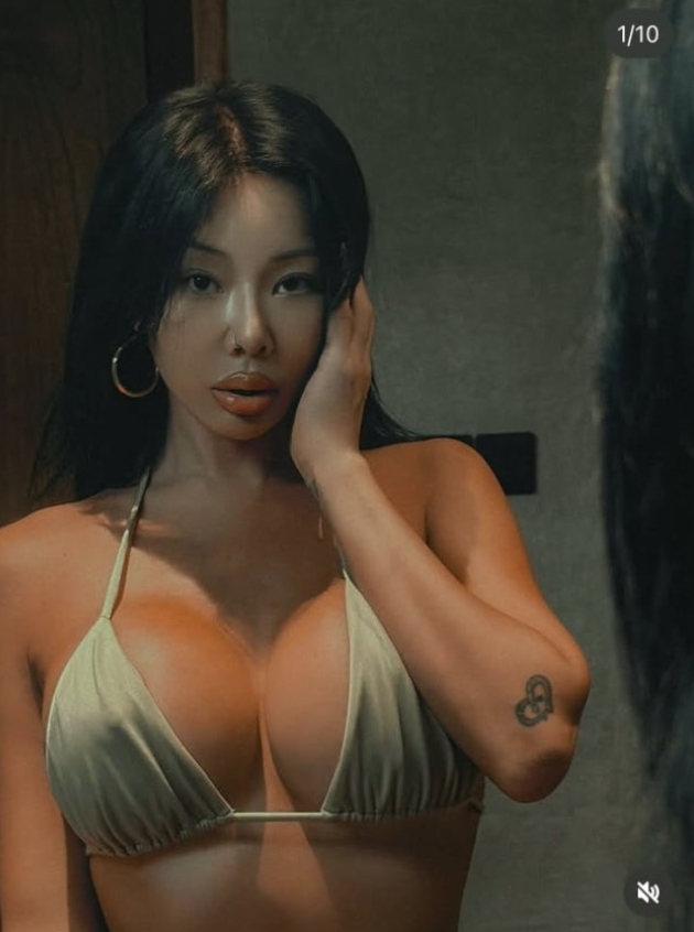 제시, 가슴수술 고백 이후…비키니 근황에 시선 집중된 이유