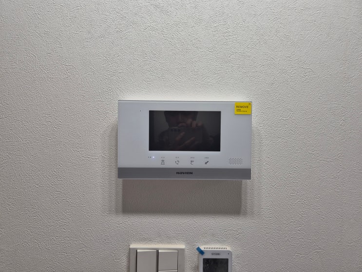  안산 단원구 고잔동 호수공원대림아파트 경동비디오폰 SDP-310 설치