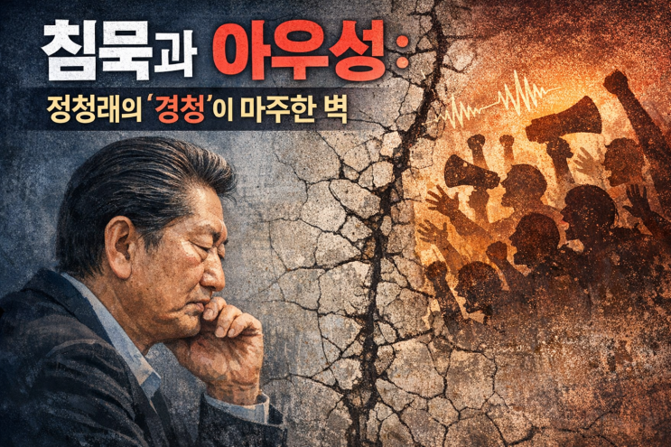  [에세이] 침묵과 아우성: 정청래의 ‘경청’이 마주한 벽