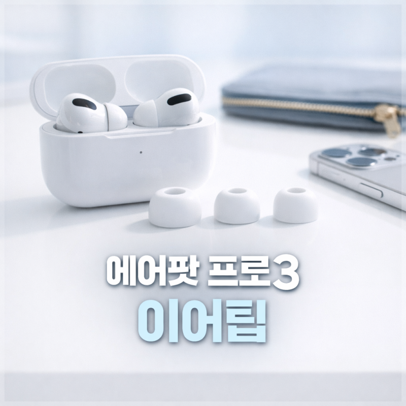 에어팟 프로3 이어팁 바꾸자마자 소리가 달라졌다… 착용감·차음 차이 솔직 후기