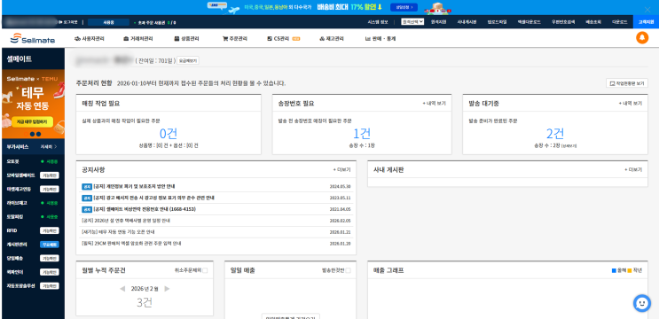  이커머스 채널 확장의 필수 조건, 셀메이트 마켓재고연동으로 운영 리스크 관리하기