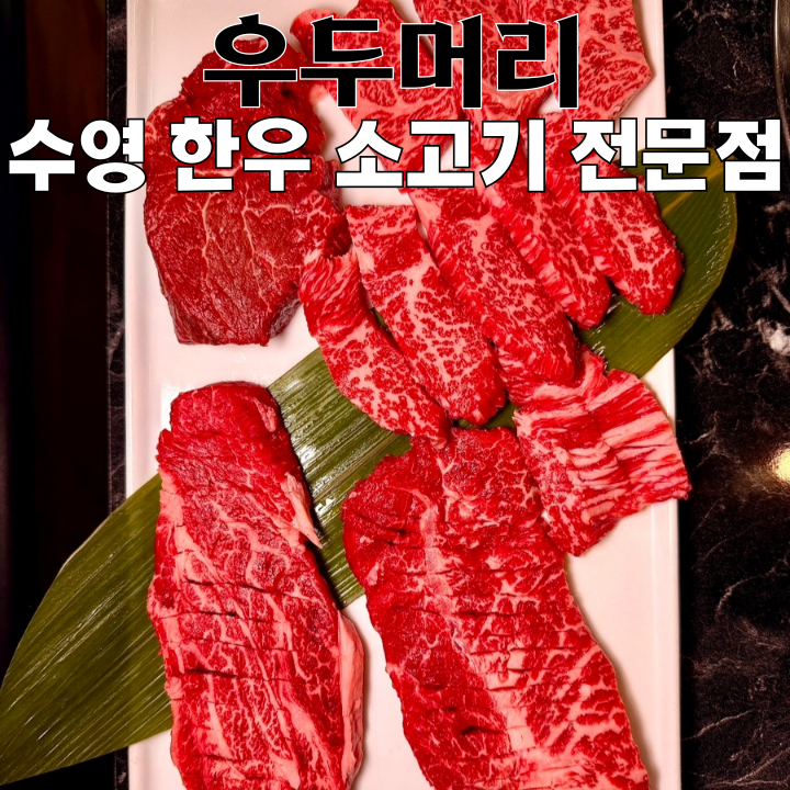  부산수영맛집 우두머리 : 광안리 한우 소고기 전문점 [부산 수영]