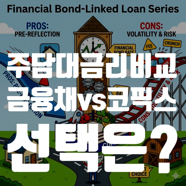  2026년 2월 주담대 금리 비교: 금융채 vs 코픽스, 이자 1억 아끼는 선택은?