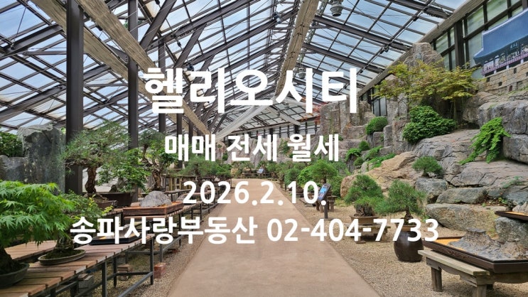  양도세 중과 유예 종료 혼돈 속 헬리오시티 매매 전세 월세 26년 2월 10일